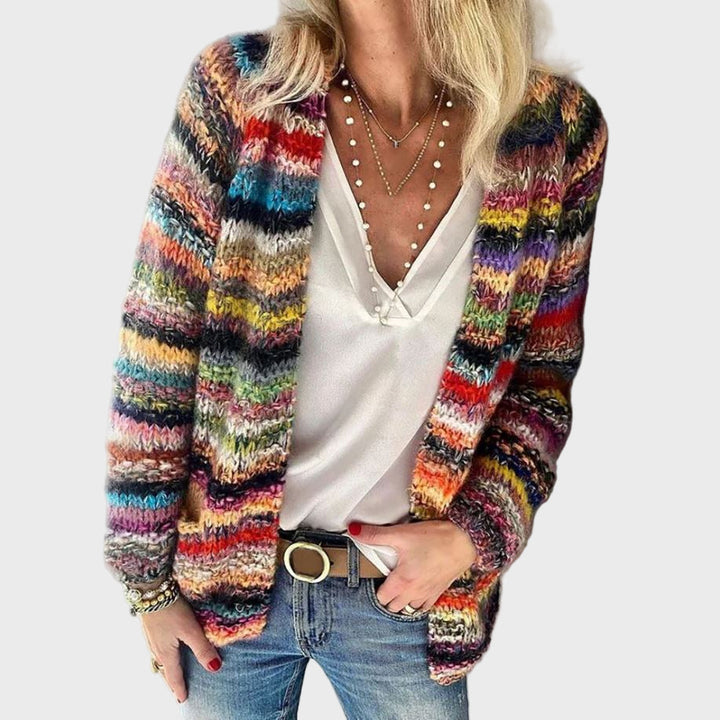 Multicolored and Comfortable Knitted Vest