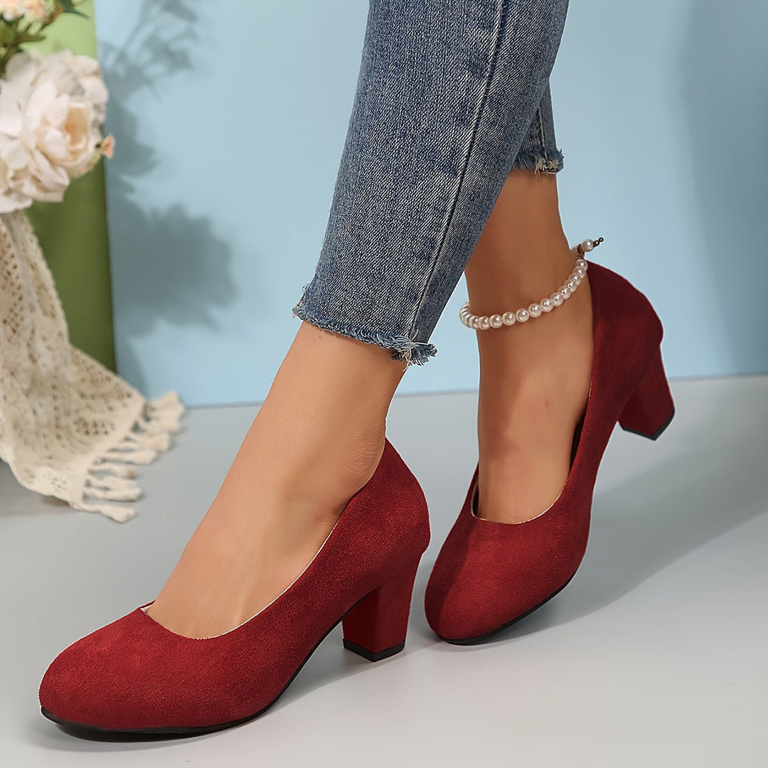 Laure™ | Wide toe pumps with stable heel for pain-free comfort