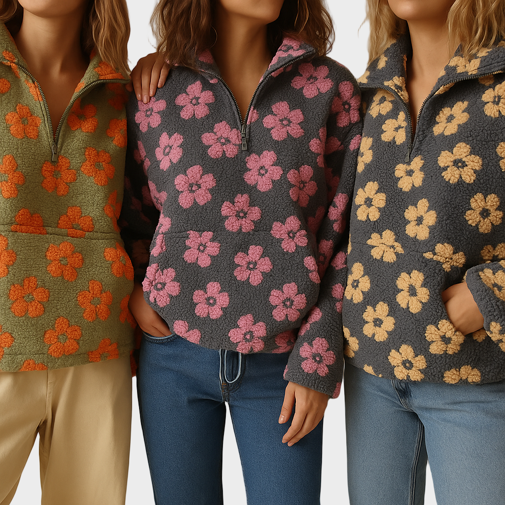 Margarita – Fleece Pullover Bloom