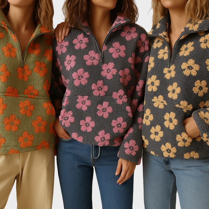 Margarita – Fleece Pullover Bloom