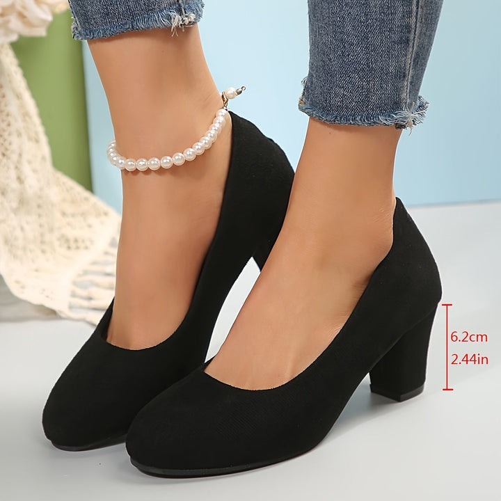Laure™ | Wide toe pumps with stable heel for pain-free comfort