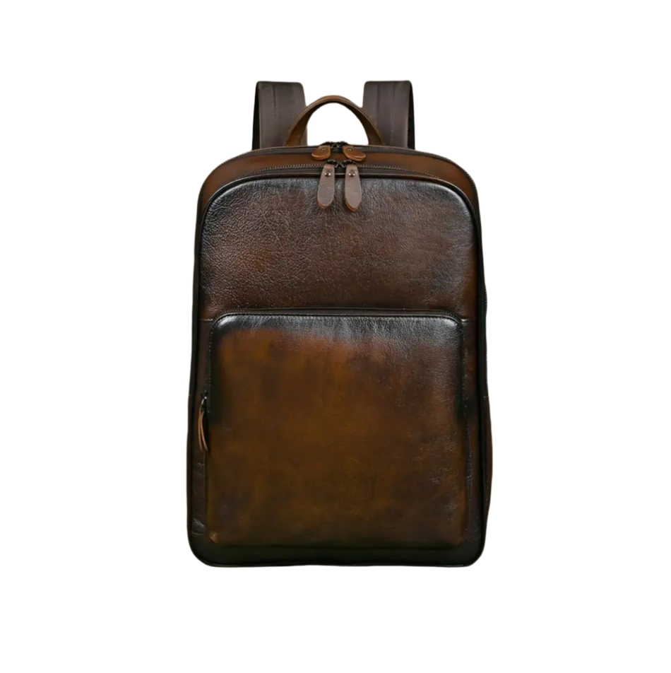 Bennett | Full-Grain Leather "Professor" Laptop Backpack