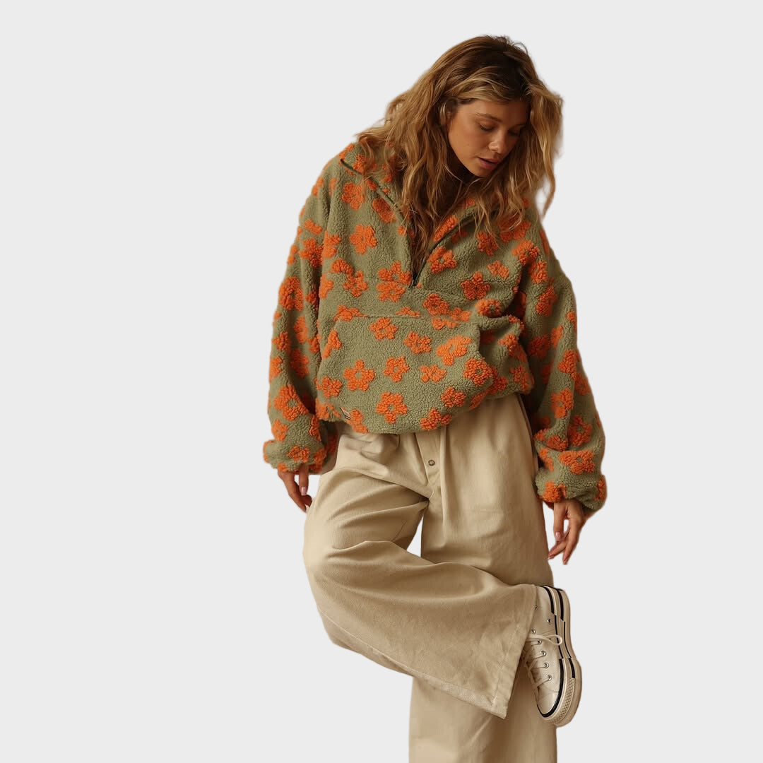 Margarita – Fleece Pullover Bloom