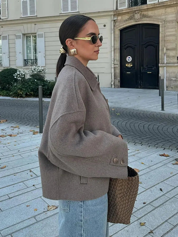 Christine™ | Classic winter coat with button closure and elegant appearance