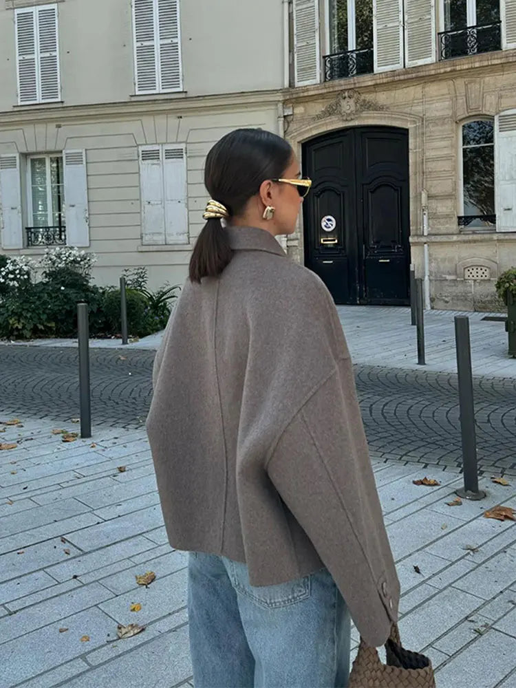 Christine™ | Classic winter coat with button closure and elegant appearance