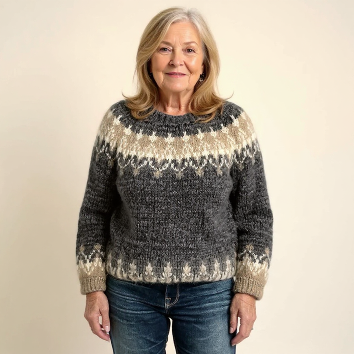 Angela | Vintage Island Sweater