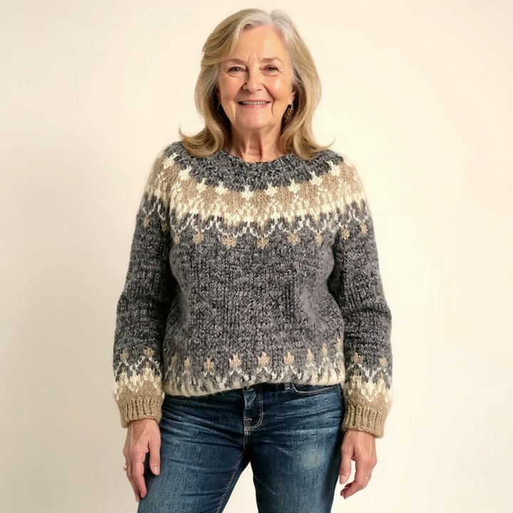 Angela | Vintage Island Sweater