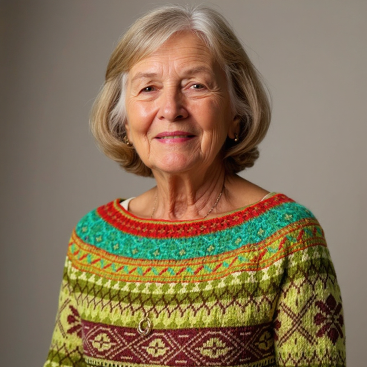 Caitlin | Vintage Island Sweater