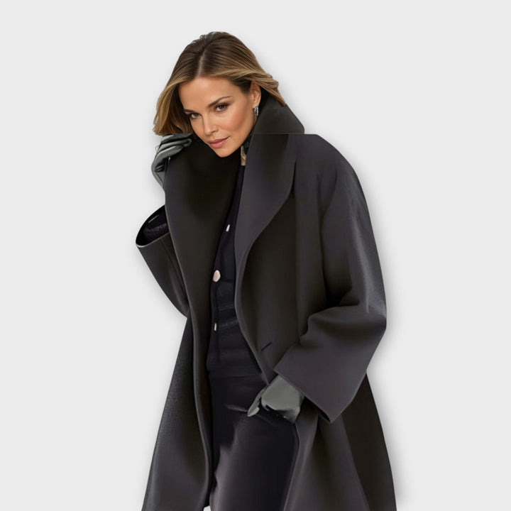 Josiane | Loose-Fitting Coat with Wide Collar for Women
