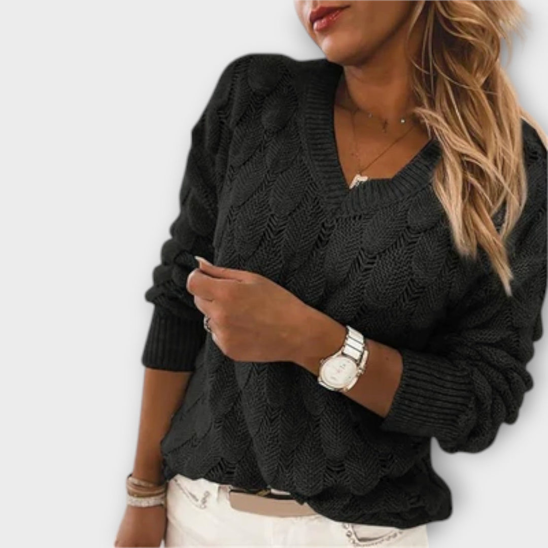 Noemie - V-Neck Sweater