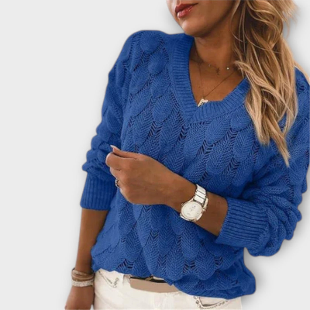 Noemie - V-Neck Sweater