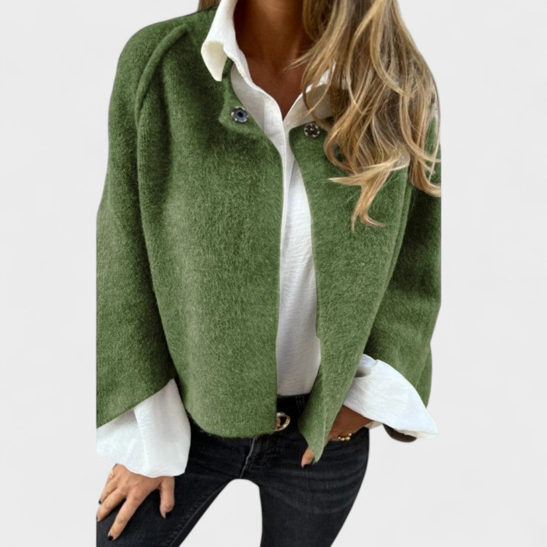 Lucia - Short jacket with elegant flowing sleeves