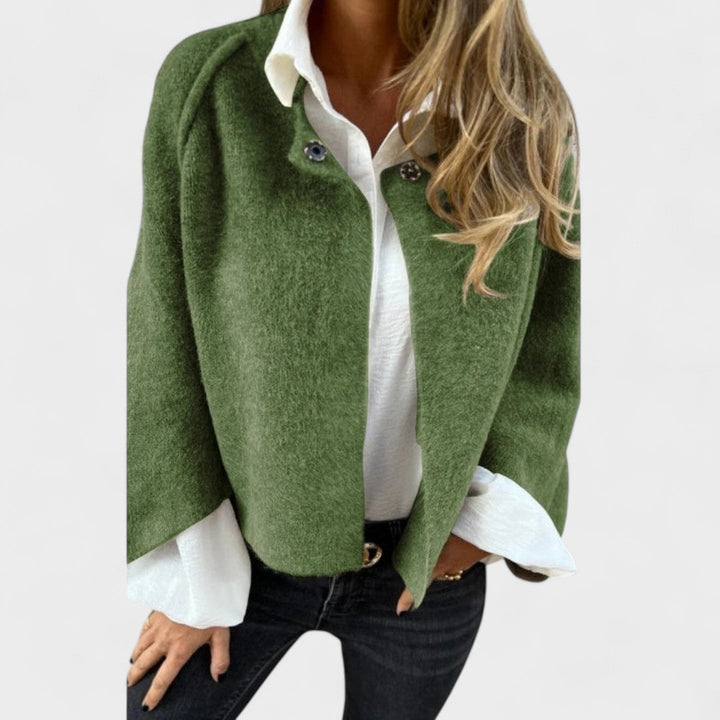 Lucia - Short jacket with elegant flowing sleeves